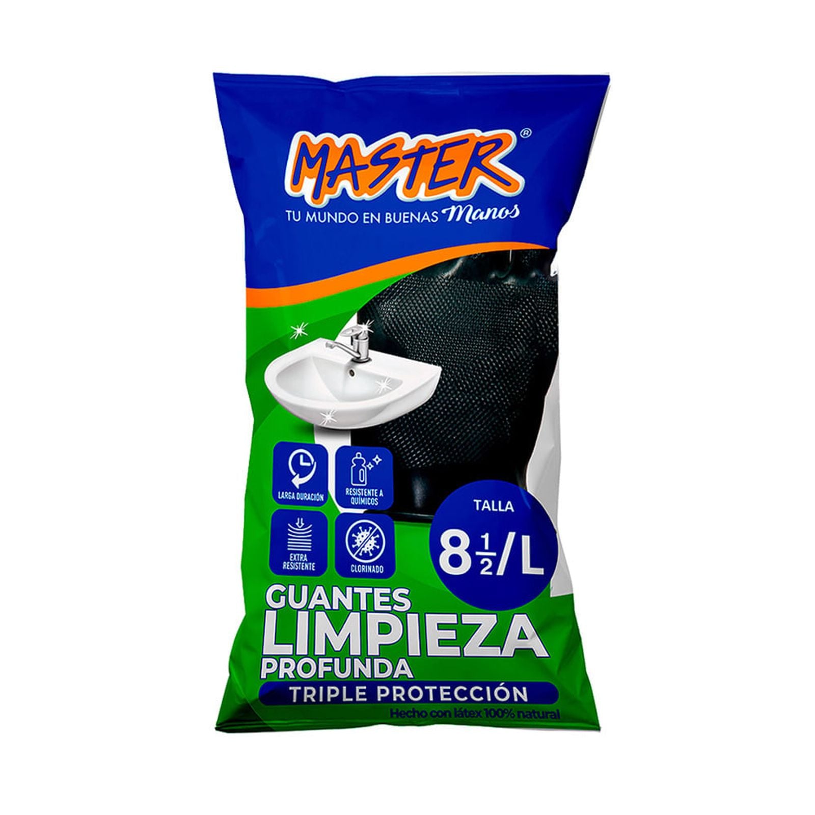 Master Guante para Limpieza Profunda Talla 8.5