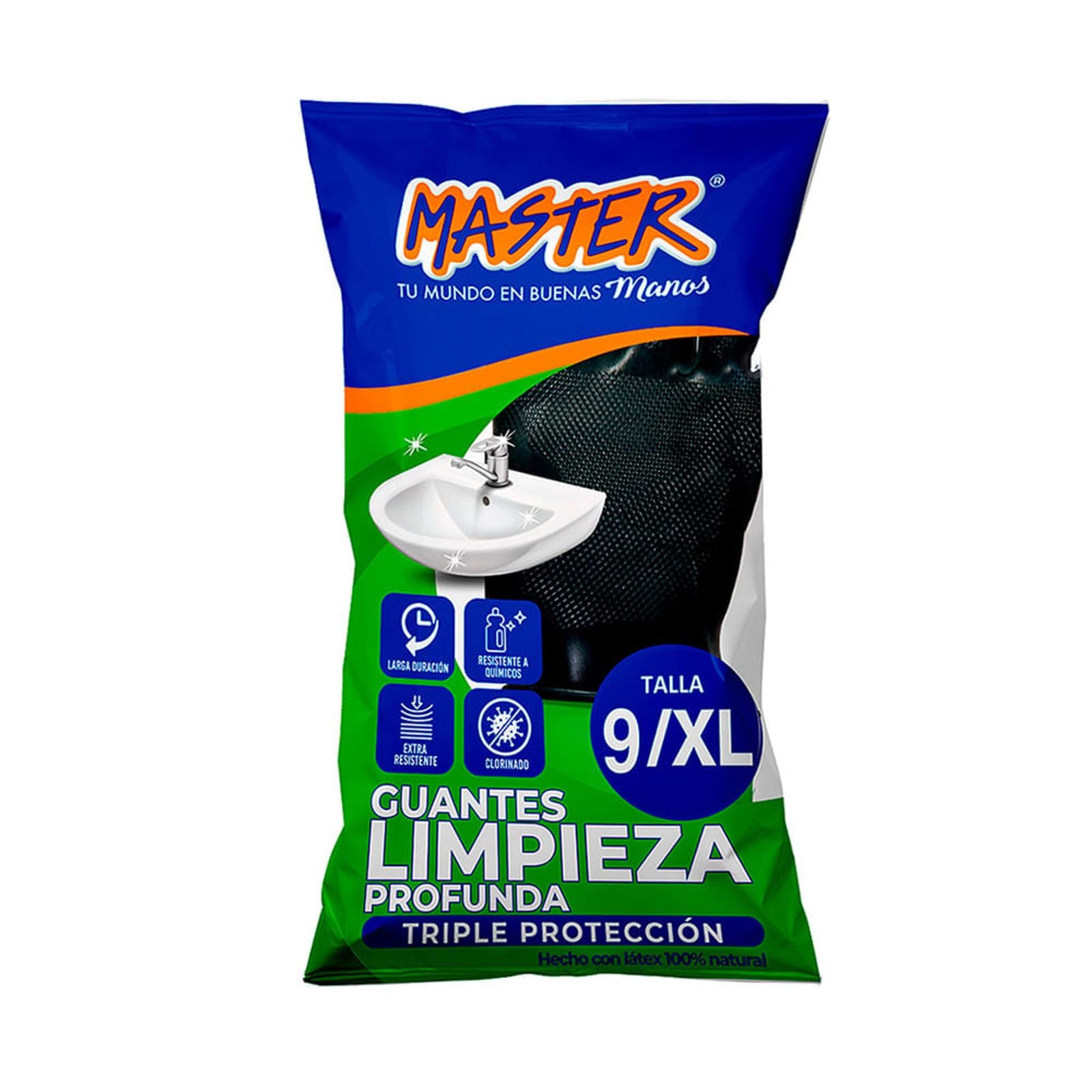 Master Guante para Limpieza Profunda Talla 9