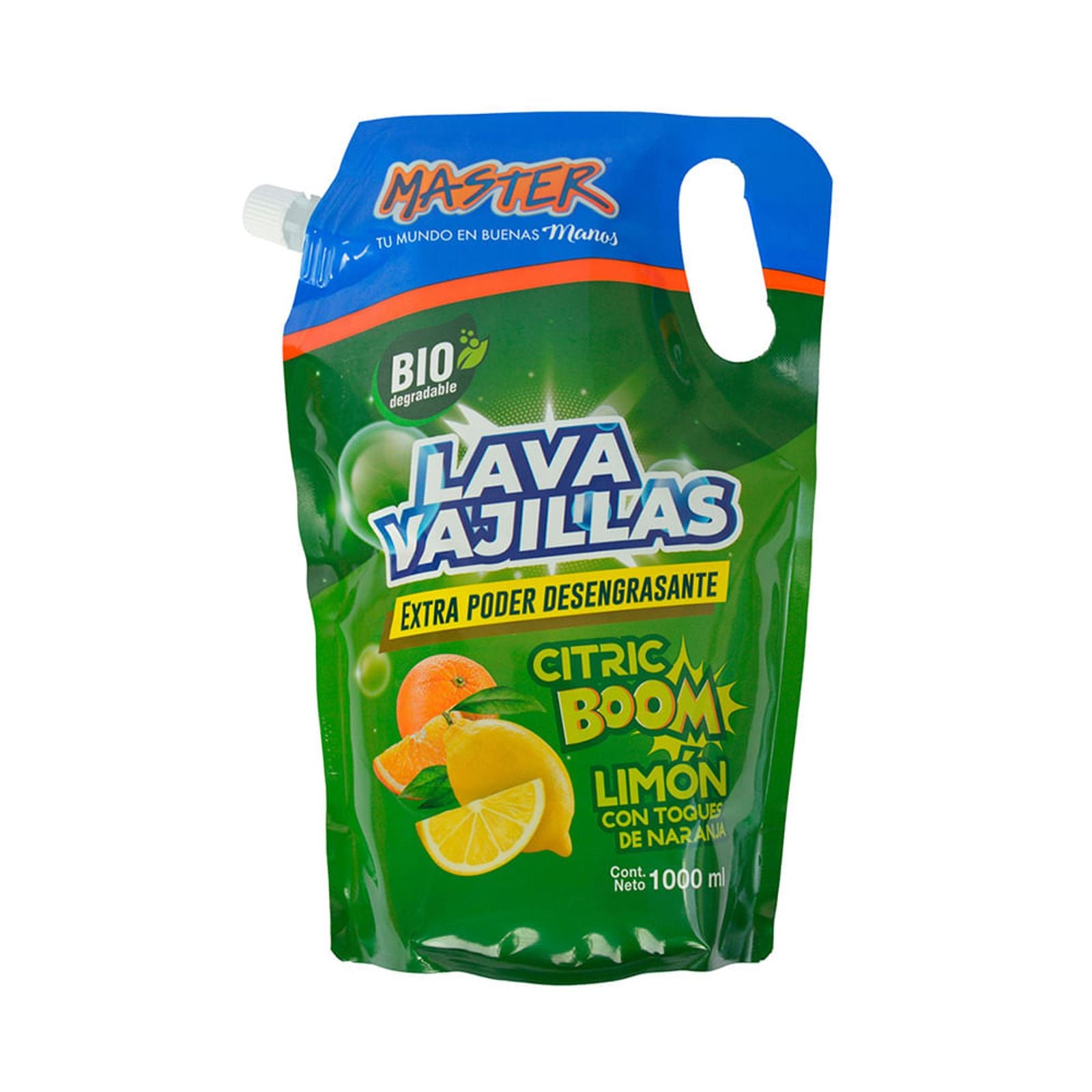 Master Lavavajilla Doypack Limón 1LT