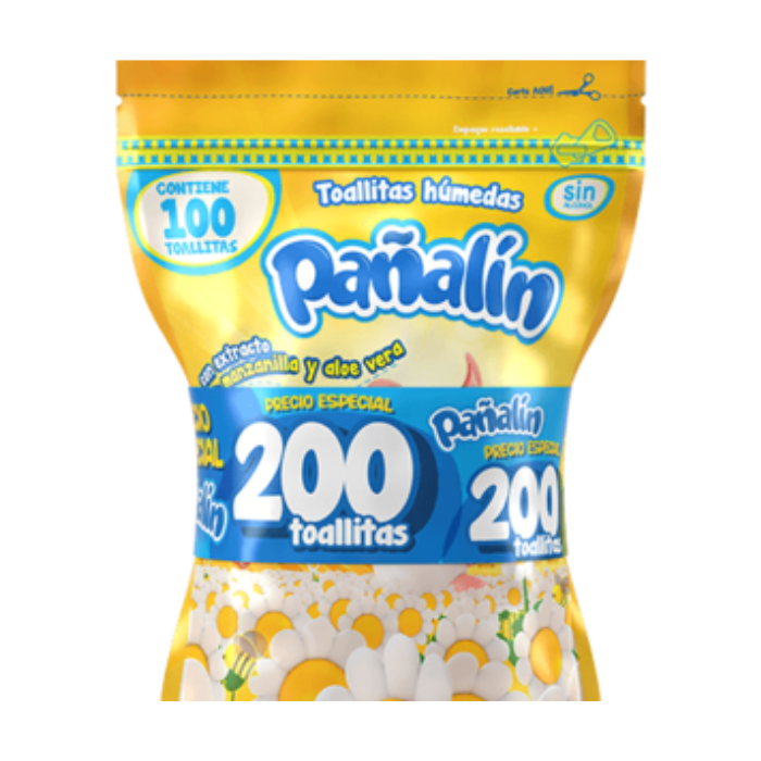 Pañalin Paño Humedo x200