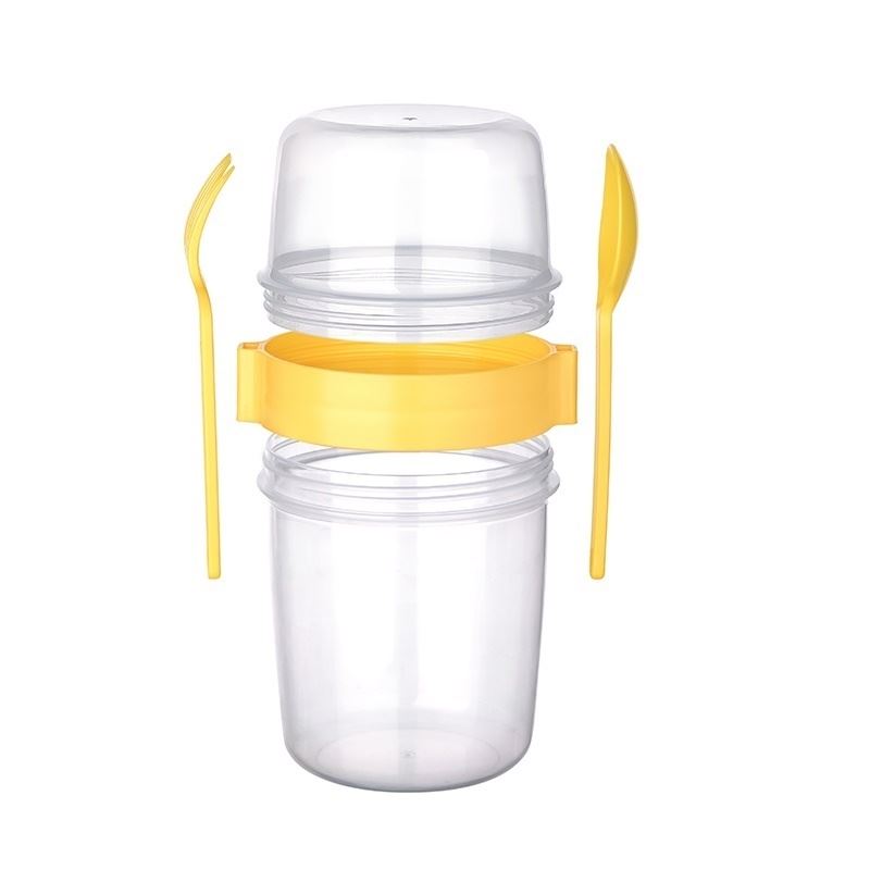 TITIZ VASO P/SNACK C/CUBIERTOS 1100ML