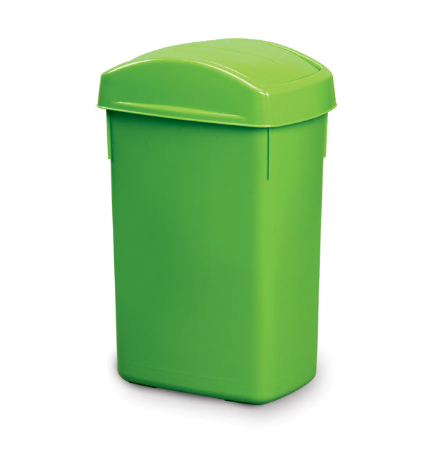 Papelera Rectangular # 30 C/tapa