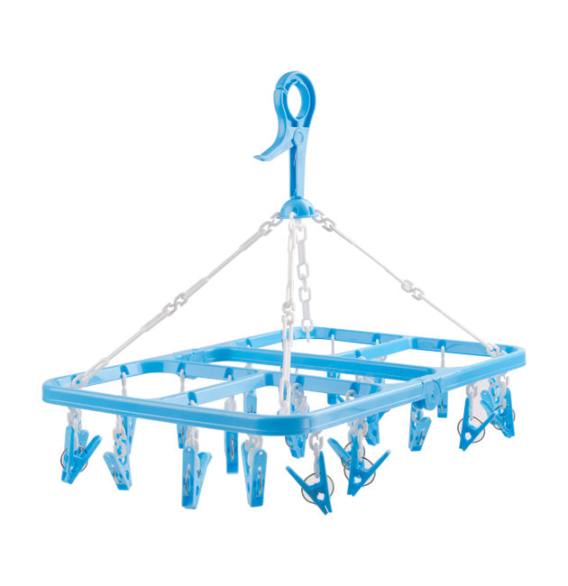 Colgador Múltiple Rectangular Plegable Gigante Forte C/28 Ganchos