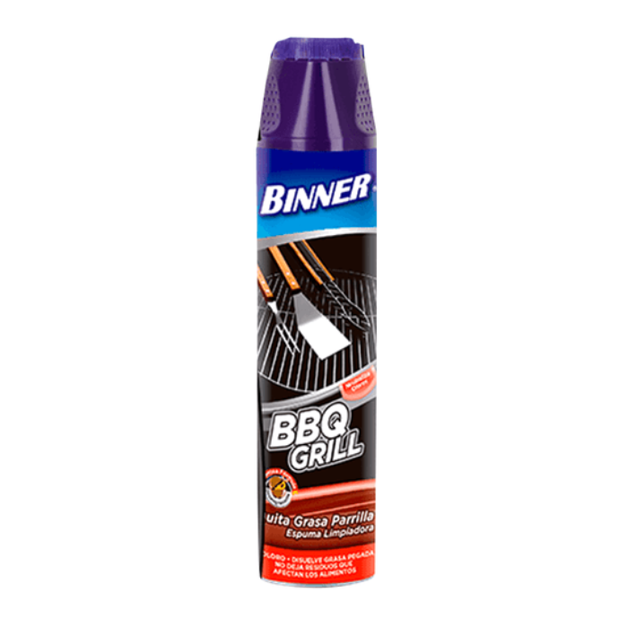 Binner Quitagrasa BBQ Aerosol 600ml