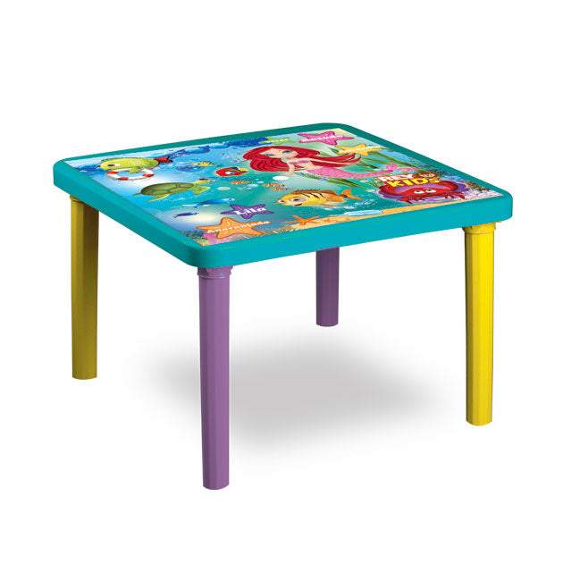 Mesa Cuadrada Junior Decorada