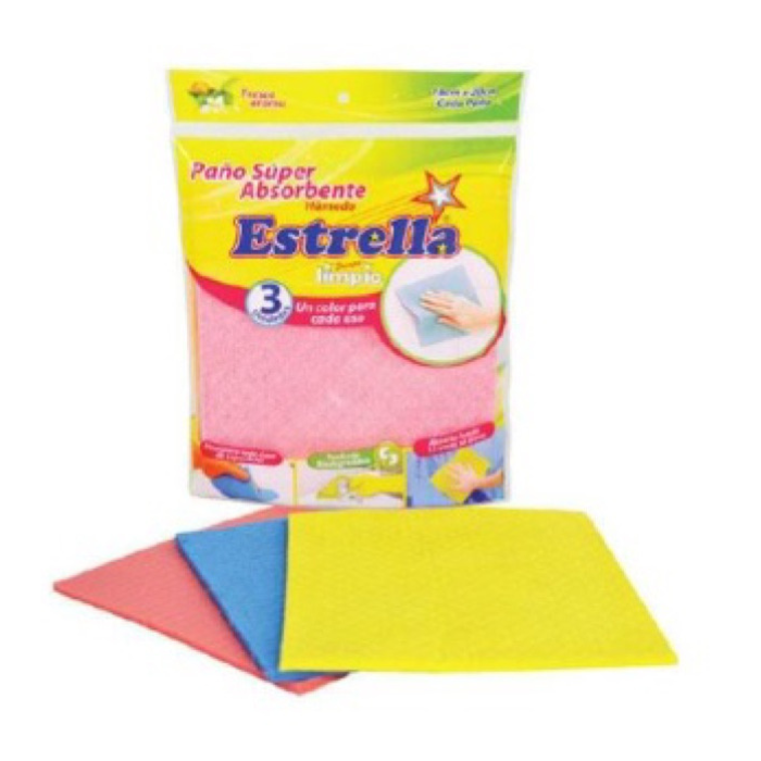 Paño Humedo Absorbente x3