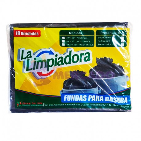 Funda Negra Doméstica 23x28