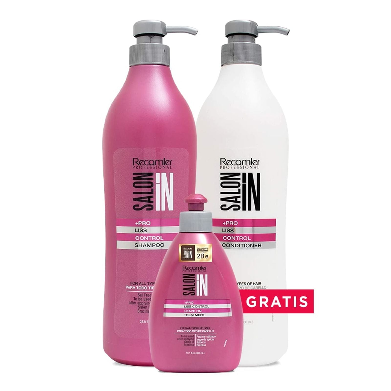 Salon In Liss Control Pack: Shampoo + Acondicionador + Tratamiento