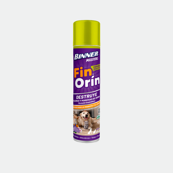 Binner Destruye Olores y Manchas de Orina Fin Orin Mascotas