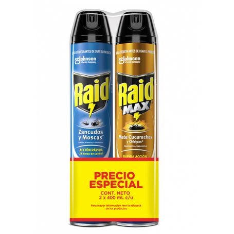 Raid Spray Pack x2 Precio Especial