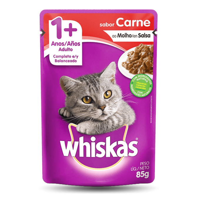 Whiskas Alimento Húmedo para Gato Carne 85 g