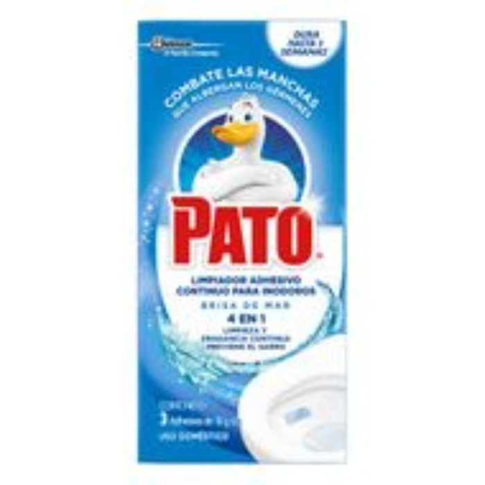 Limpiador Adhesivo Pato para Inodoros Brisa de Mar 10g