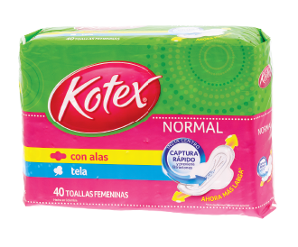 Kotex Toallas Discreta con Alas