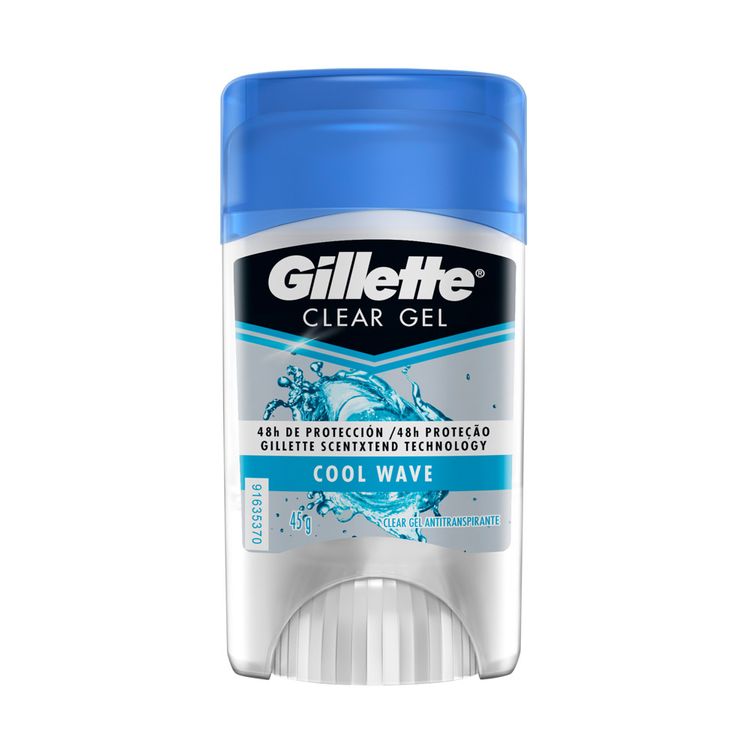 Desodorante Gillette en Gel Clear Power Rush, 2 uds x 3.8 oz –