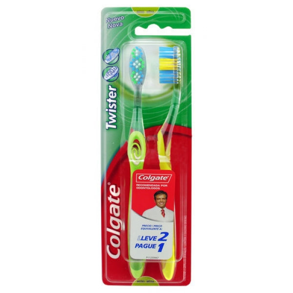 Cepillo Colgate Twister x2